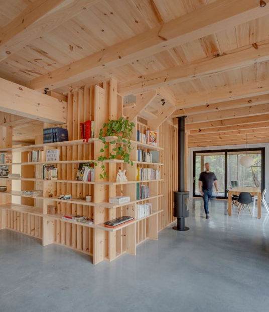 Design intérieur style bois - chalet